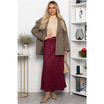 Юбка макси Алана (бордовая) Ю14254-6М