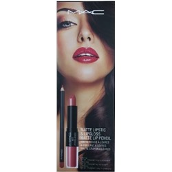 Блеск для губ+помада+карандаш М.А.С. Matte Lipstick & Lipgloss Matte Lip Pencil (упак 12цв)