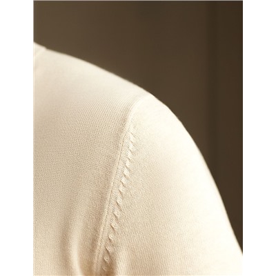 Джемпер-поло из хлопка с нейлоном