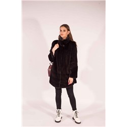 Мехофф Камелия85.223-120 коричневый, Полупальто