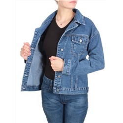 852 BLUE Куртка джинсовая женская (100% хлопок) размер XS - 44 российский