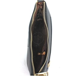 Сумка женская искусственная кожа YDR-2424,  1отд+карм/пер,  плечевой ремень,  черный 246631