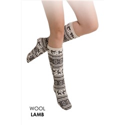 Гольфы меховые эластичные "ЗИМНИЙ ОРНАМЕНТ" NEW