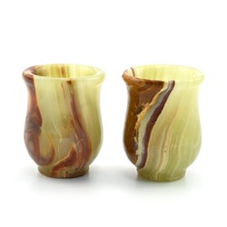 Стопки из оникса пара 37*37*48мм.