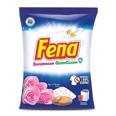FENA Superwash Germ Clean, Rose & Chandan Fragrance (ФЕНА стиральный порошок, аромат розы и сандала), 1 кг.