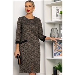 Платье Твоя мода (коричневое) П13746-19М