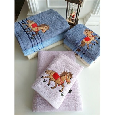 Махровое полотенце "Талисман"- ЛАВАНДА 70*140 см. хлопок 100%