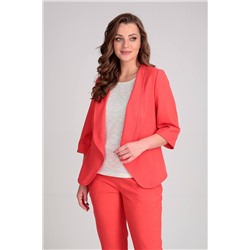 Liona Style 755 яркий_коралл, Брюки,  Жакет,  Майка