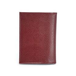 Обложка для авто+паспорт-Croco-ВП-102 натуральная кожа бордо флотер (120)  227377