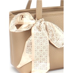 Сумка женская искусственная кожа YDR-3185,  1отд+карм/пер,  плечевой ремень,  бежевый 253917