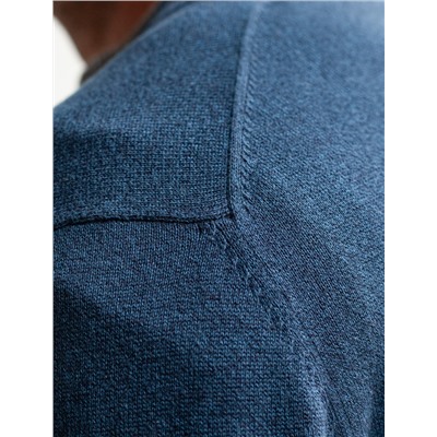 Кардиган на молнии из хлопка с нейлоном