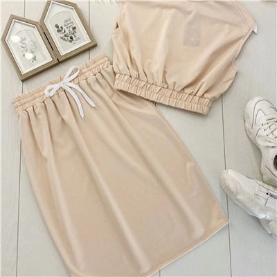 Костюм с юбкой 854672