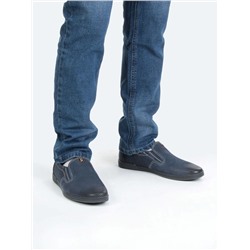 C171-04 DARK BLUE Полуботинки мужские (натуральная кожа (нубук)) размер