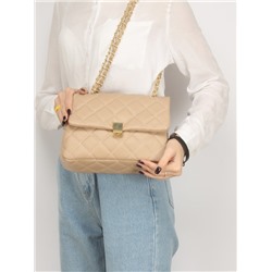 Сумка женская искусственная кожа DDR-629,  2отдела,  св.бежевый 250978