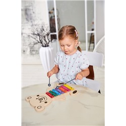 Детский металлофон «Мишка» 7 нот