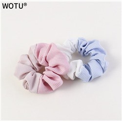 SALE! Стильная Резинка для волос, 1 шт. Цвет Серый + Зеленый. диаметр 10 см.