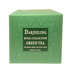 DARJEELING Royal Collection GREEN TEA, Bharat Bazaar (Дарджилинг Роял, Королевская коллекция Зеленый чай, Бхарат Базар), 100 г.