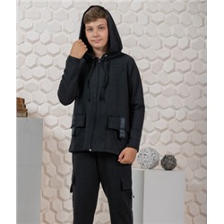 Толстовка "Тимур" графит