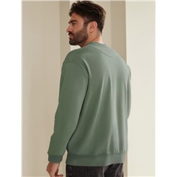 Джемпер из тонкого премиального футера с эластаном