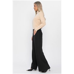 Брюки палаццо Настроение города (черные) Б14508-8М