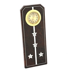 Часы погон из обсидиана "Капитан" 60*55*150мм.