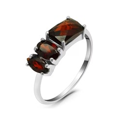 Кольцо из серебра гранат, Симфония