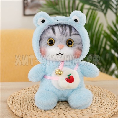 Мягкая игрушка Котик в костюме 30 см в ассортименте catk30, catk30