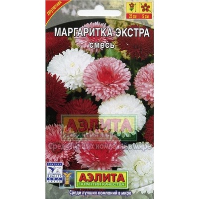 Цв.Маргаритка Экстра смесь (Аэлита) 0,05г двул.