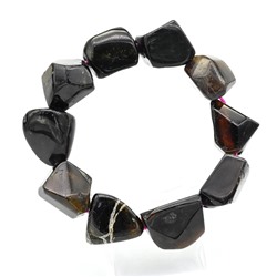 Браслет из Турмалина галтовка 12*20мм, 78,9г, 15см