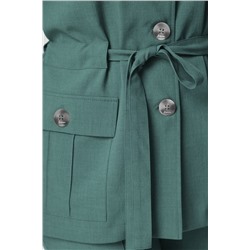 Орхидея 1165 зеленая_слива, Брюки,  Жакет