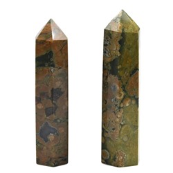 Кристалл из яшмы океанической "Карандаш" 19*21*70мм, 50-59г