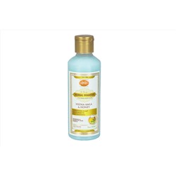 Khadi Herbal Shampoo HEENA-AMLA & HONEY, Khadi India (Травяной шампунь-кондиционер ХНА-АМЛА И МЁД, Кхади Индия), 210 мл.