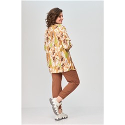 ANASTASIA MAK 1074 коньячный, Брюки,  Бомбер