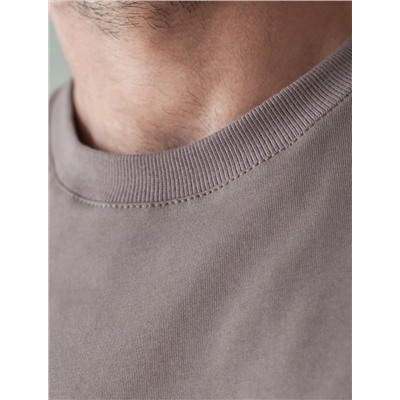 Футболка базовая полуприлегающая из премиального хлопка с эластаном