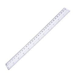 Линейка пластиковая 30см Alingar цвет ассорти (выпис.по 3шт.)  AL246A-30