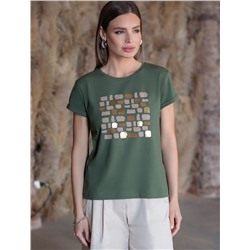 Футболка из премиального хлопка с авторским принтом