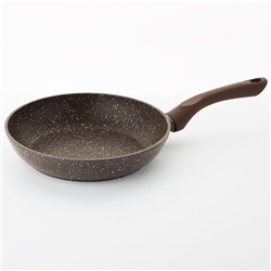 Сковорода 22 см алюминиевая с индукционным дном и антипригарным покрытием "BROWN MARBLE" Alpenkok AK-0037A/22N