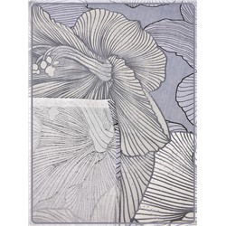 Простыня Ивановская бязь Богема вид 8 серый