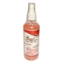 Skin Toner ROSE, SLS & Paraben Free, Karmeshu (Тоник (тонер) для кожи РОЗА, БЕЗ Сульфатов и Парабенов, Кармешу), СПРЕЙ, 210 мл.