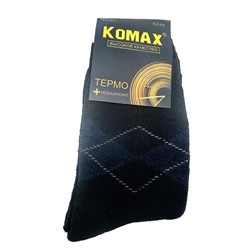 Носки  Муж.  Р-р 42-48 теплые KOMAX (88%хлопок,12%полиам.) Цв.ассорт/орнам.ТЕРМО 91