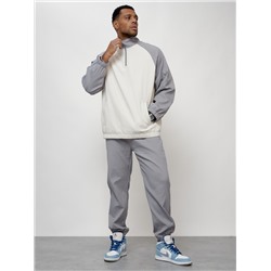 Спортивный костюм мужской модный серого цвета 35021Sr