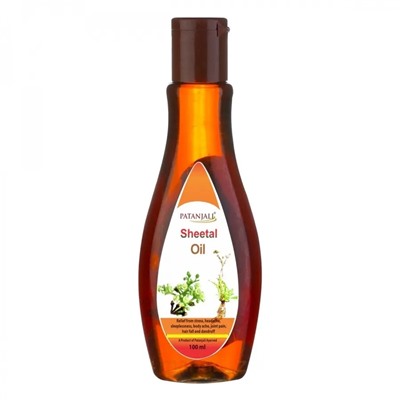 SHEETAL Oil, Patanjali (ШИТАЛ масло для волос, Патанджали), 100 мл.