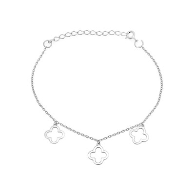 Браслет из серебра без вставки, Ю-40061р