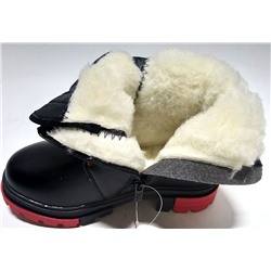 5391-4A черн Ботинки зима для девочек (27-32)/8