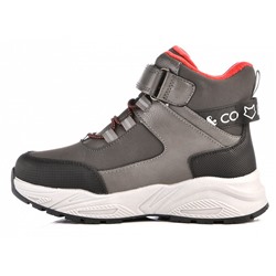 5-514025-2463 сер Ботинки зима для девочек  (32-39)/8