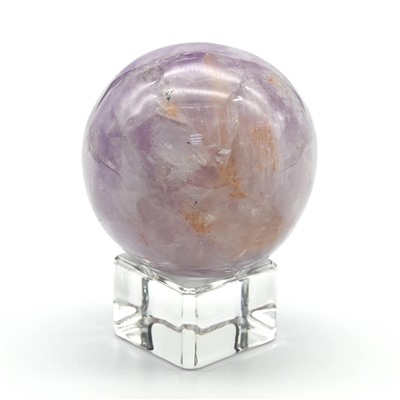Шар из аметиста, диаметр 46-48мм, 140гр, сорт 2