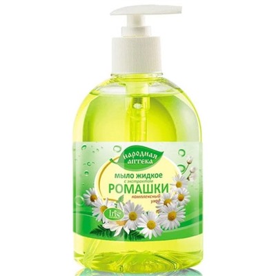 Жидкое мыло 500мл НАРОДНАЯ АПТЕКА Ромашка IRIS