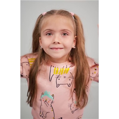 Хлопковая пижама для девочки Happyfox