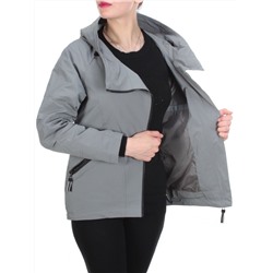 FY-207 GRAY Ветровка женская COSEEMI (65% хлопок, 35% полиэстер) размер 48 российский