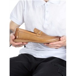 C148-3 BROWN Полуботинки мужские (натуральная кожа) размер